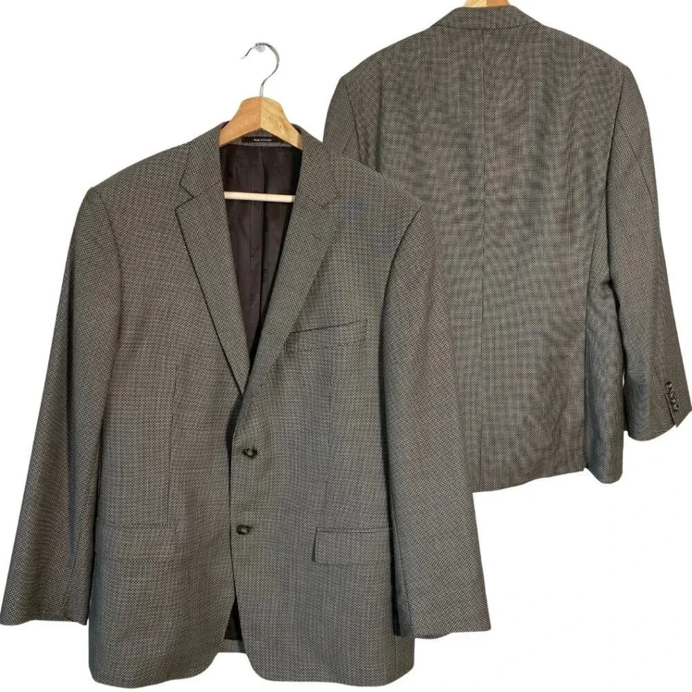 Versace Collection Men's US 42R EUR 52 Wool Sport Coat Dinner Jacket Blazer Tan